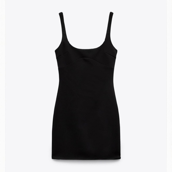 Zara Lace Trim Mini Dress - Picture 1 of 7